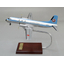 Wooden airplane (passenger plane) precision model for display.