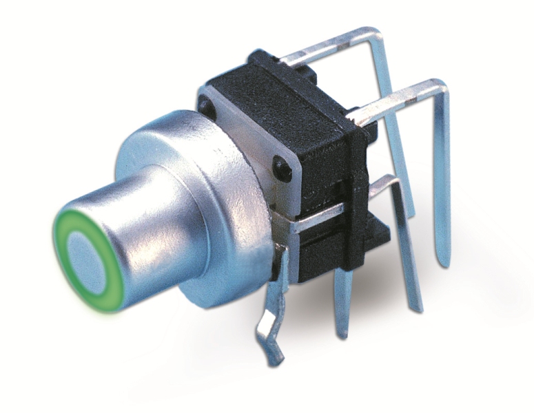 PB 615 シリーズ、LED照光式タクトスイッチ