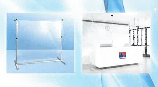 突っ張りポール型/デスクトップ型　スクリーン