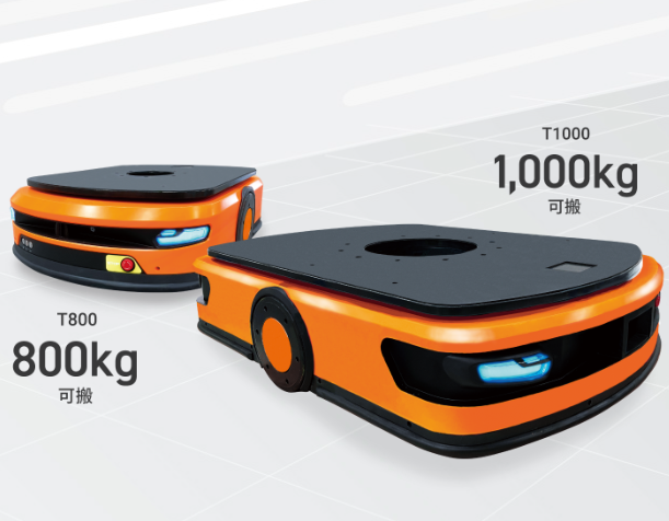低床型AGV『800kg/1000kg可搬』前後工程構築可