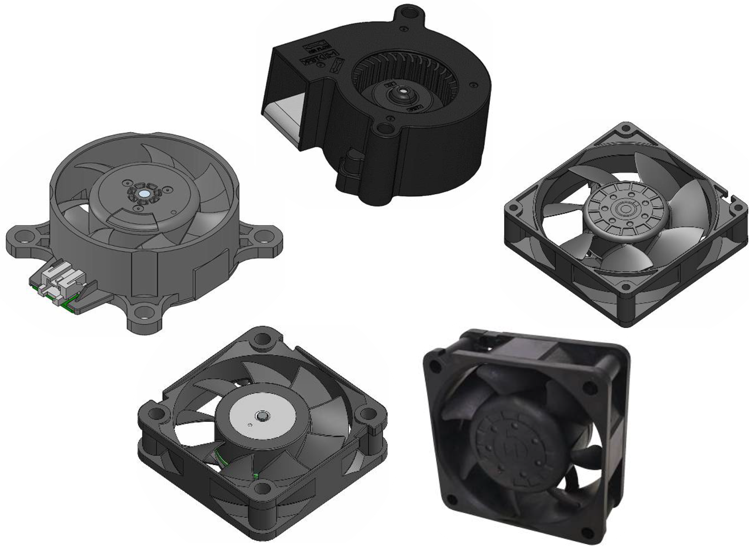 AEC-Q100準拠！広動作温度！IP68相当の車載ファンモータ