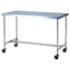 Stainless steel workbench with H-frame type casters SUS304