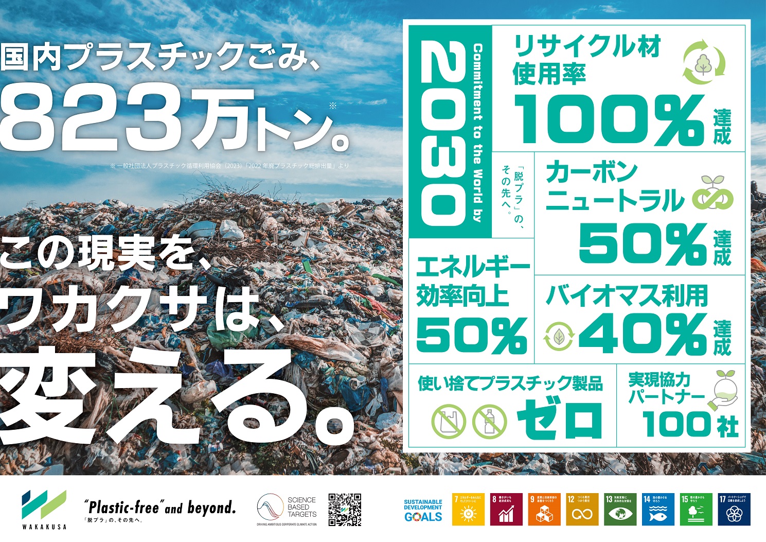 【資源循環事業】様々な製造工程の廃材を新たなプラスチック製品へ