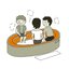 Examples of Using Foot Bath Heaters and Rock Bath Heaters