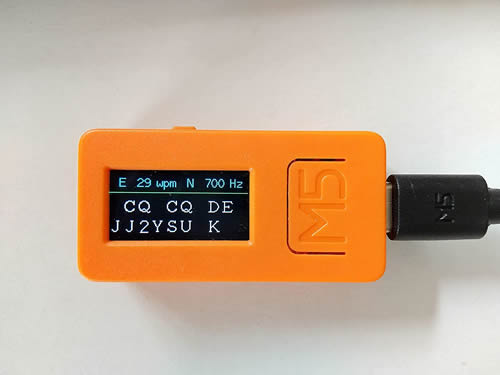 モールス信号デコーダー MORSE DECODER CW-D1 カーネル・ハード