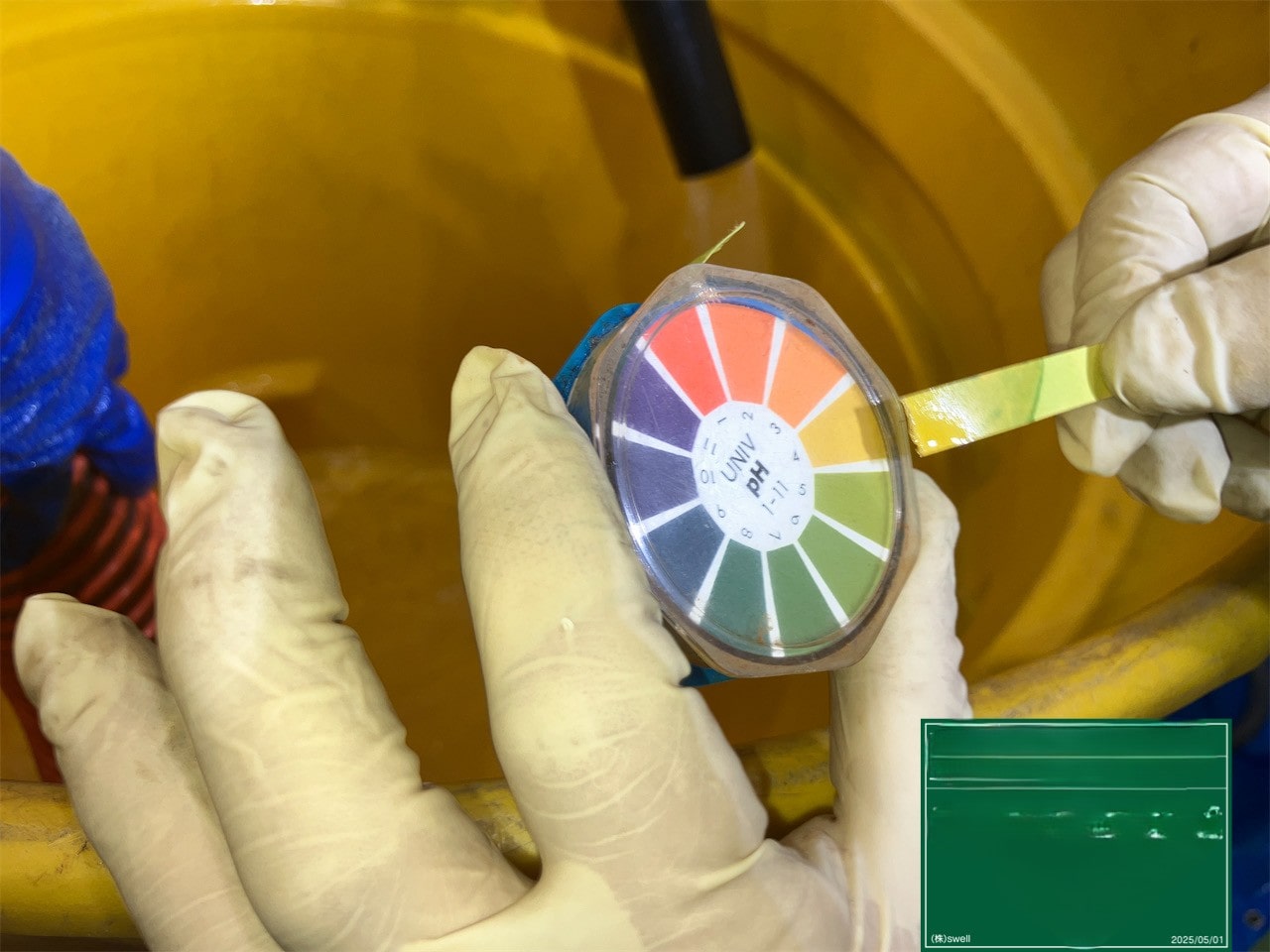 希硫酸タンク残液を5時間で20t回収｜配管通水作業も安全に対応