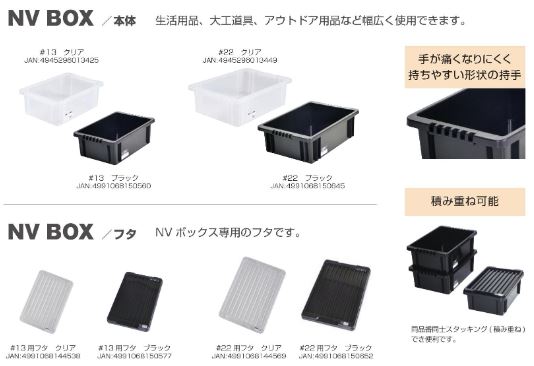 コンテナボックス　NV BOX (エヌブイボックス)　