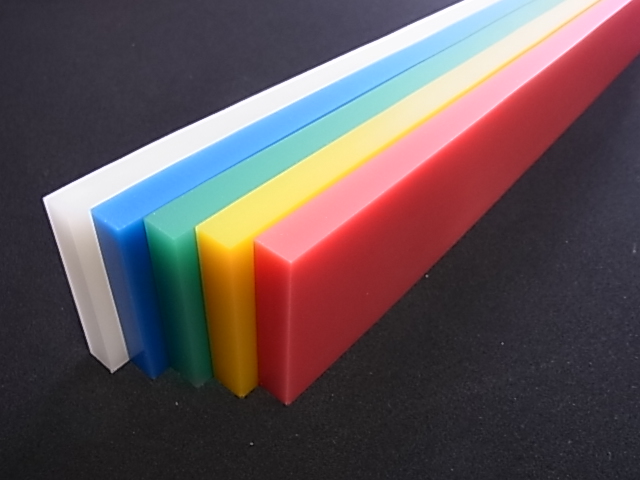 スクリーン印刷用スキージー（ブルー）