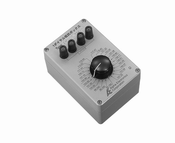 1ダイヤル式抵抗ボックス『ADR1000シリーズ』 アルファ