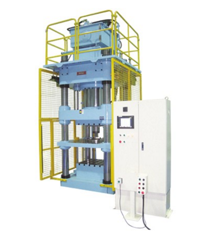 油圧プレス成形機『粉末セラミック、テフロン（PTFE）成形』