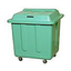 Trash can with caster, approximately 450LM516CP-GR500AH