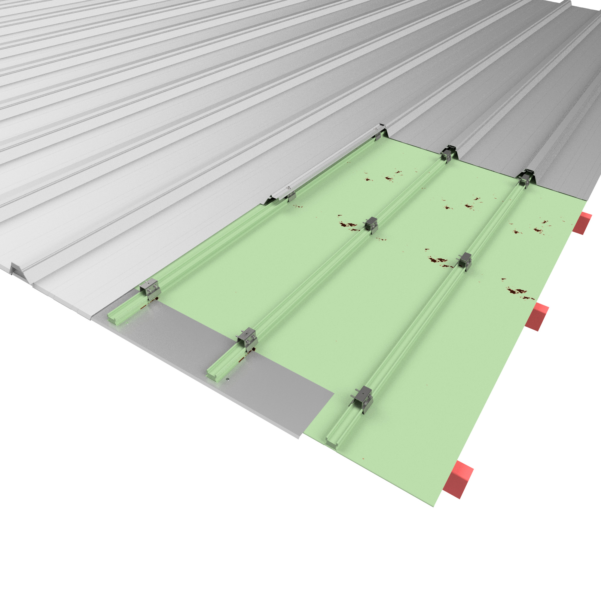 瓦棒葺屋根の改修に「WKカバー１型」｜綿半