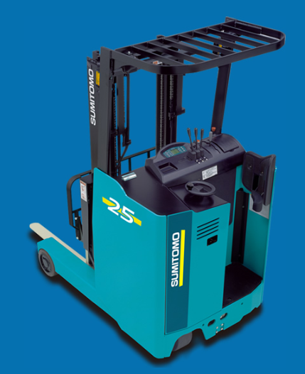 Battery-powered forklift 