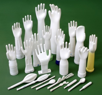 セラミック製手袋型　