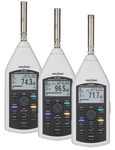 長距離で遠隔監視｜騒音計LA-1411/1441A/4441A