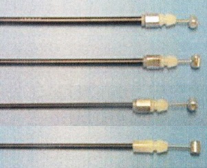 アウターケーシング径小によるコントロールケーブルの軽量