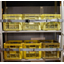 Document and luggage drop prevention "E-Guard for heavy object racks"