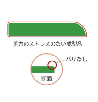 樹脂の抜き加工