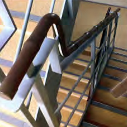 ウェーブ手摺り