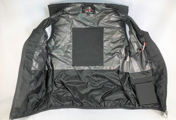 中綿入り電熱防寒インナーベスト