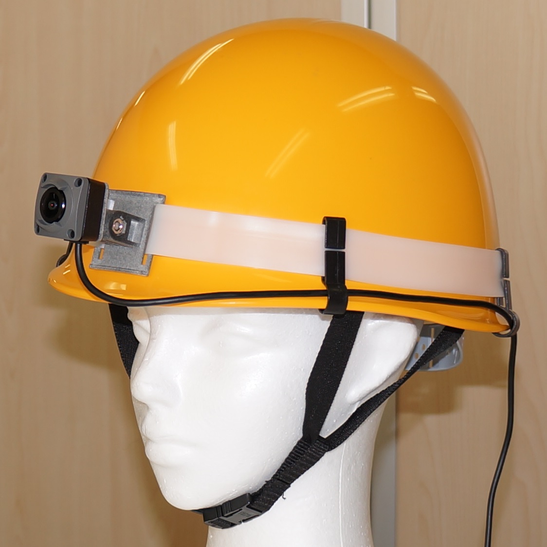 ヘルメット正面・帽子・作業着・反射ベスト用 ウェアラブルカメラ