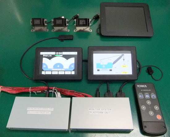 建機向けモニターシステム