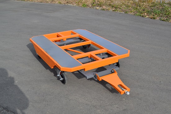 物流改善につながる牽引台車『4WS台車』　