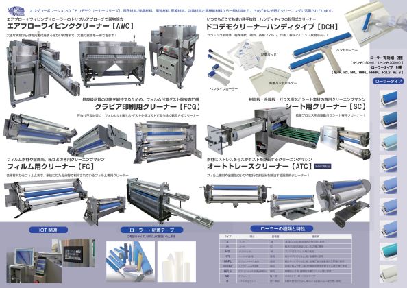 「ドコデモクリーナー シリーズ」工業用ゴミ・異物除去装置