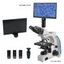 Phase contrast and dark field biological microscope [UT703-PHS] monitor, camera