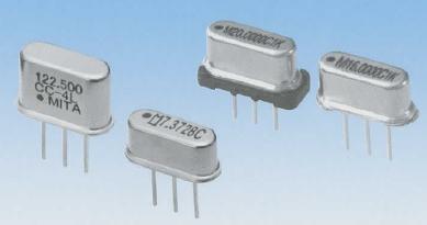 小型水晶発振器　小型3端子パッケージ発振器