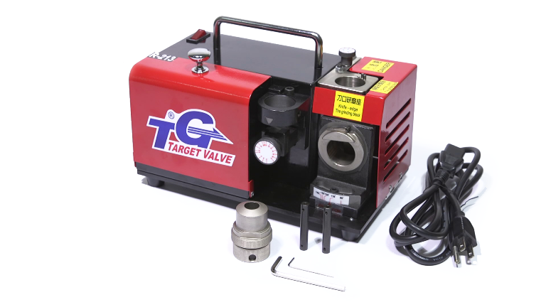 切れ味を復活！誰でも正確に研磨できる、台湾開発ドリル研磨機