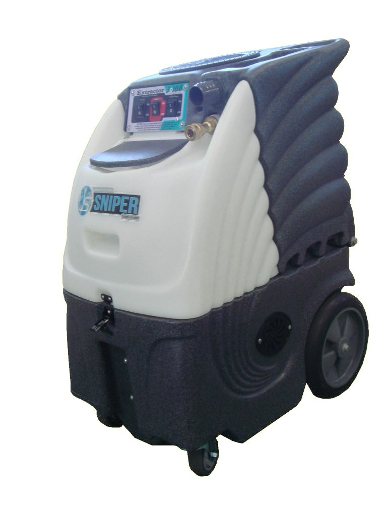 1電源で使用できる温水カーペット洗浄機「スナイパー」