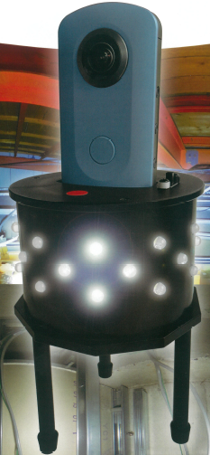 360°カメラ用LED『PanoShot R』