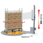 Newly released "6-wheel cart" compatible large simple stretch wrapping machine *Demo video available