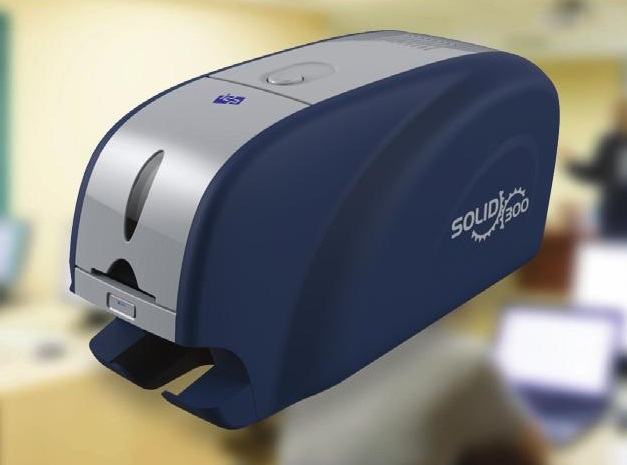 全面フルカラー高画質 低価格ICカードプリンタSolid300S カッティング