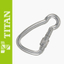 "TITAN" carabiner | "AEC" fall arrest equipment standard compliance