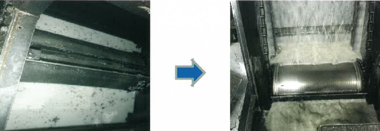 ドラムフィルター用ファインウェッジ