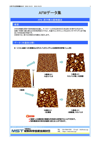 AFMデータ集