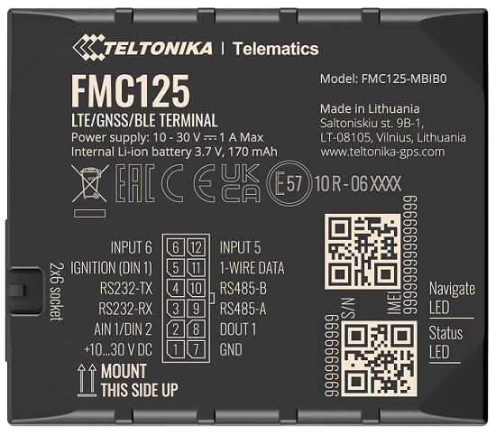 車両向けGPSトラッカー FMC125
