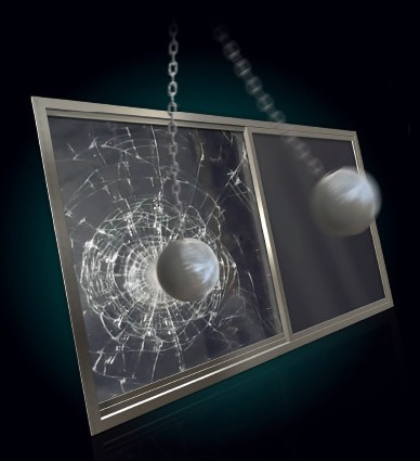 耐貫通ペアガラス『エミネントペアセーフサイド』