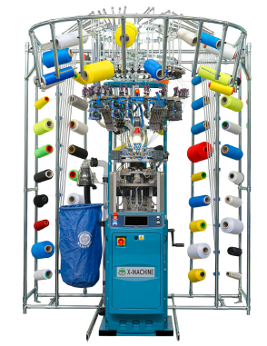 SANTONI製シューズアッパー編機『X MACHINE』