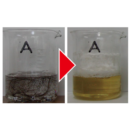 ペット業界向け　排水口の髪の毛溶かし