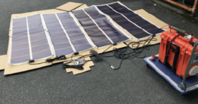 移動電源用モバイルソーラーシート『GA-7226F01-4』