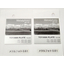 Contributes to fade resistance with a 25-year outdoor weather-resistant aluminum nameplate metal photo.
