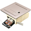 Since it's fully flat, you won't trip! Floor-level barrier-free outlet.