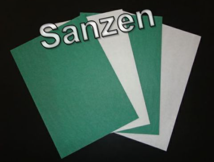 食品包装材料『耐水紙グリーン・白』