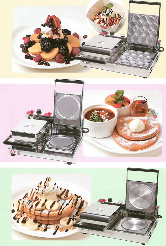 調理機器『プチパンケーキ＆パンケーキベーカー』 サンテック