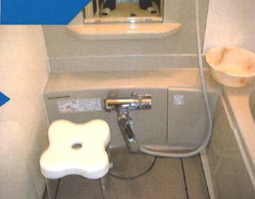 【特殊洗浄剤噴霧施工例】浴室内(天井・壁面その他)カビ除去