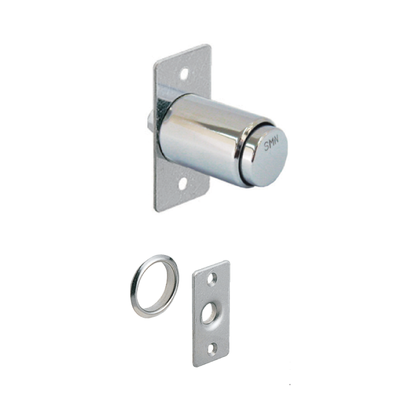 錠前【3400番プッシュロック 木製用】 ＜亜鉛ダイカスト