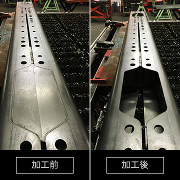 自動車部品　レーザー加工サービス